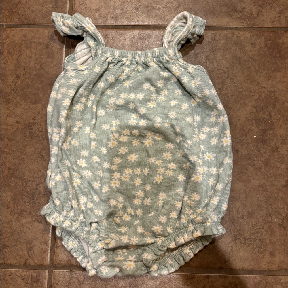 Girls Flower Onesie